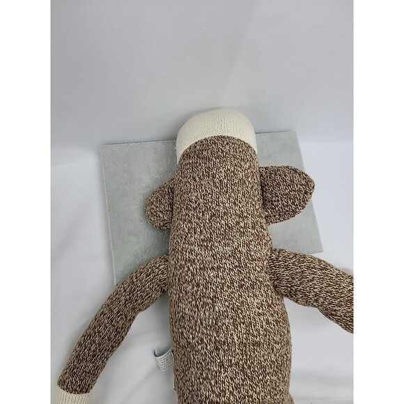 MAXX SOCK MONKEY Street Players 18" Brown Stuffed Animal Plush Toy 2010 - Picture 10 of 16